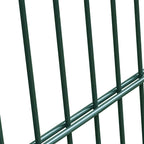 Cancello per Recinzione 2D Singolo Verde 100x80 cm