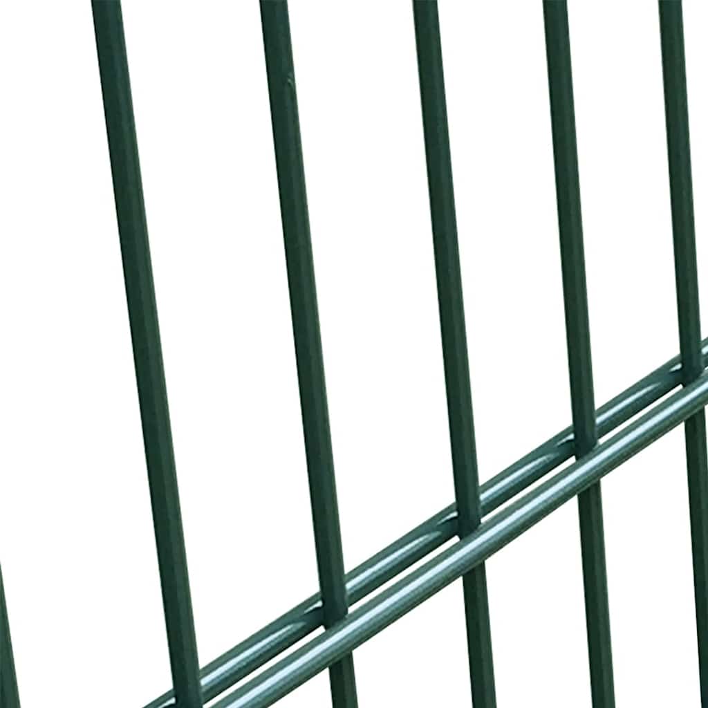 Cancello per Recinzione 2D Singolo Verde 100x140 cm