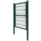 Cancello per Recinzione 2D Singolo Verde 100x180 cm