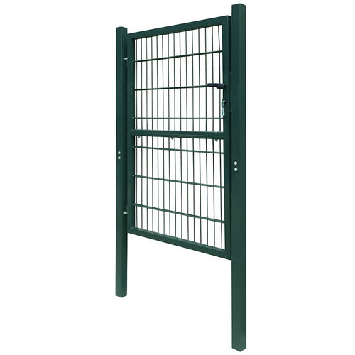 Cancello per Recinzione 2D Singolo Verde 100x180 cm