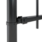 Recinzione da Giardino Woerden con Punta a Lancia in Acciaio 181x120 cm Nero
