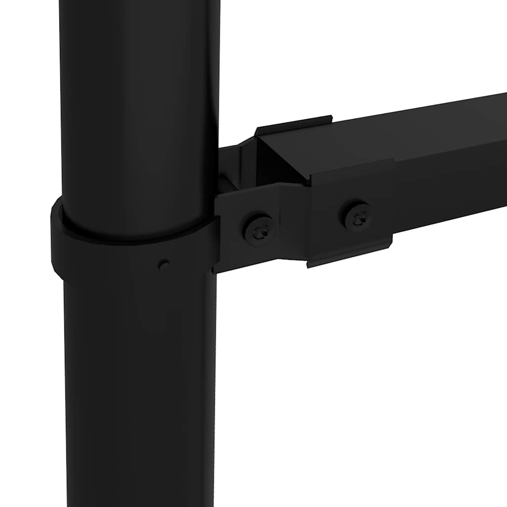 Recinzione da Giardino Woerden con Punta a Lancia in Acciaio 170x200 cm Nero
