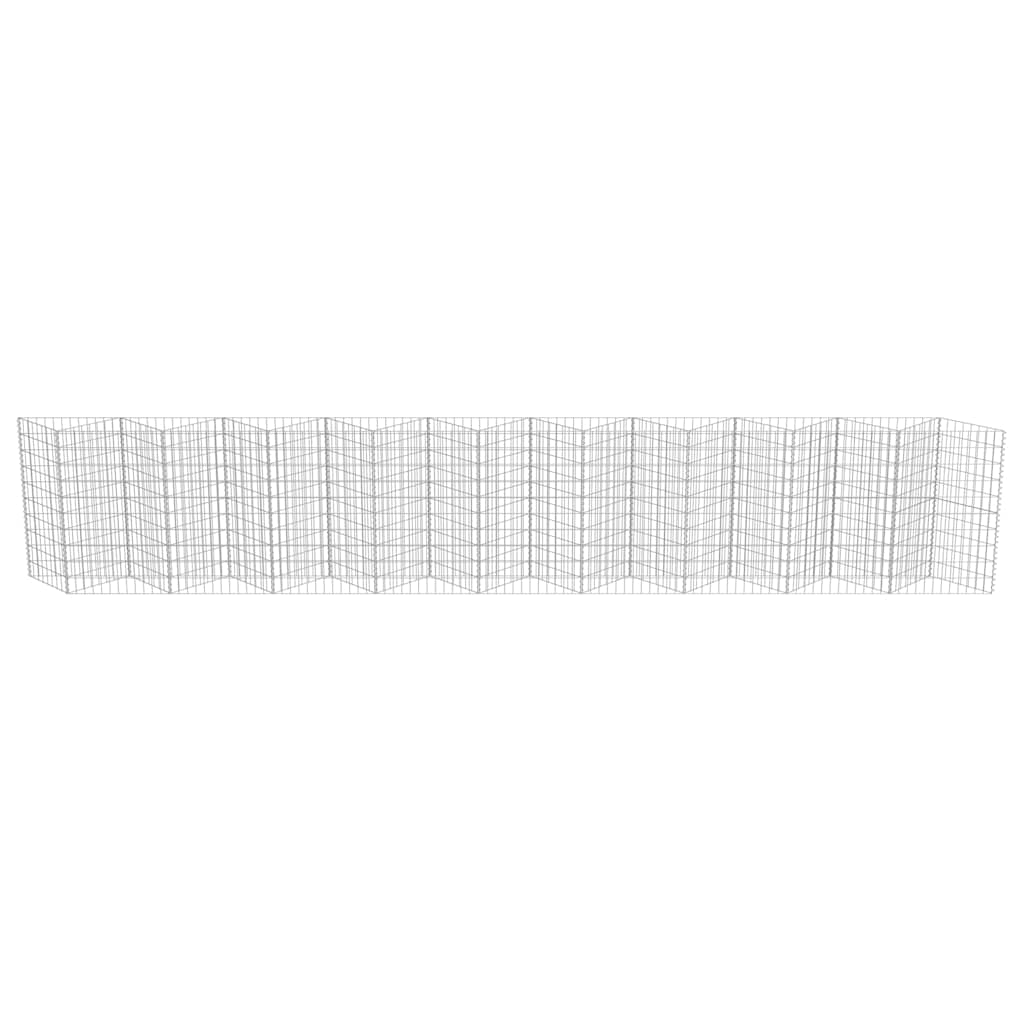 Gabbione in Acciaio Zincato 630x30x100 cm