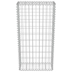 Gabbione con Copertura in Acciaio Zincato 50x20x100 cm