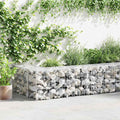 Gabbione con Copertura in Acciaio Zincato 300x50x50 cm