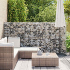 Gabbione con Copertura in Acciaio Zincato 300x50x150 cm