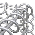 Gabbioni in Acciaio Zincato 25x25x197 cm - Set da 3 pezzi