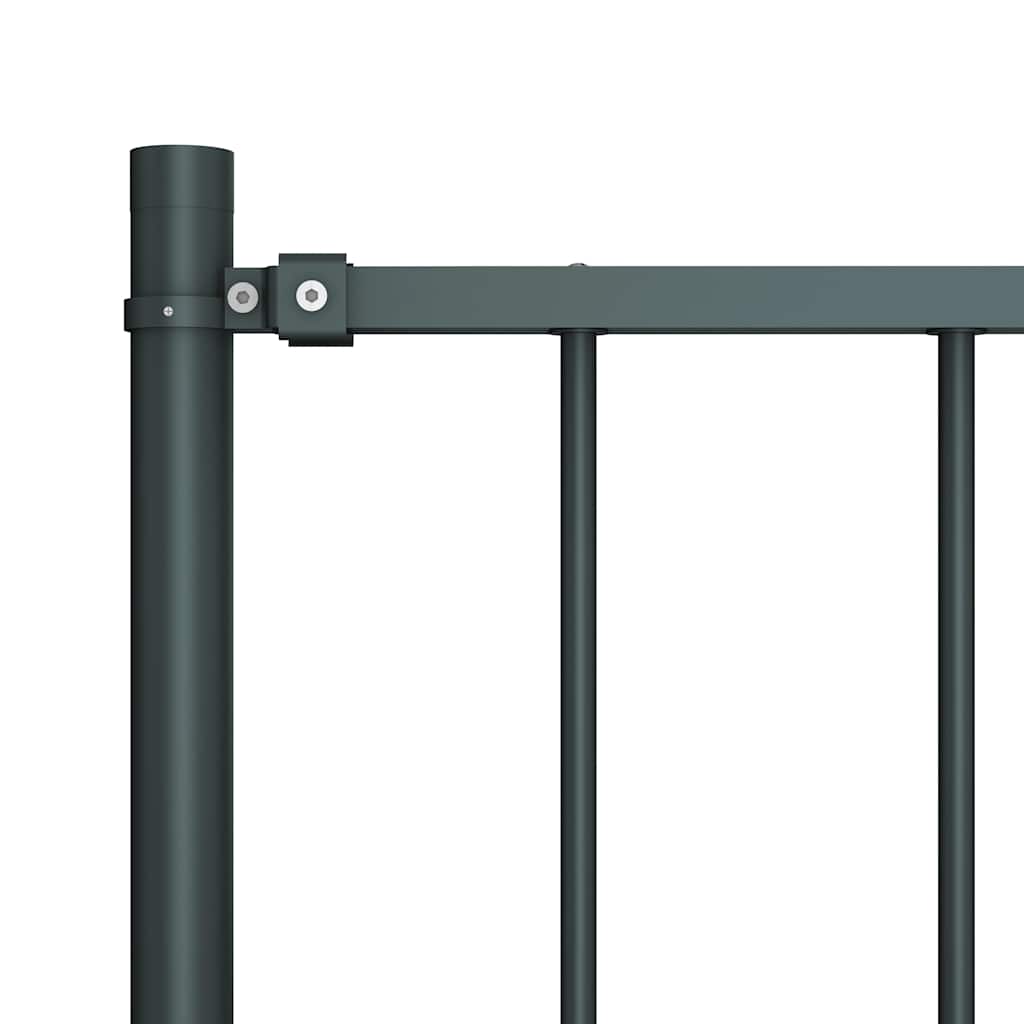 Pannello di recinzione Woerden con pali in acciaio 1,7x1,25 m antracite