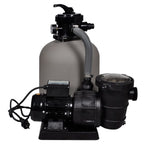 Pompa con Filtro a Sabbia 600 W 17000 l/h - Set 2 pz