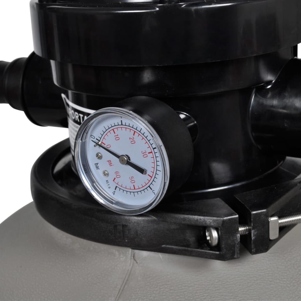 Pompa con Filtro a Sabbia 600 W 17000 l/h - Set 2 pz