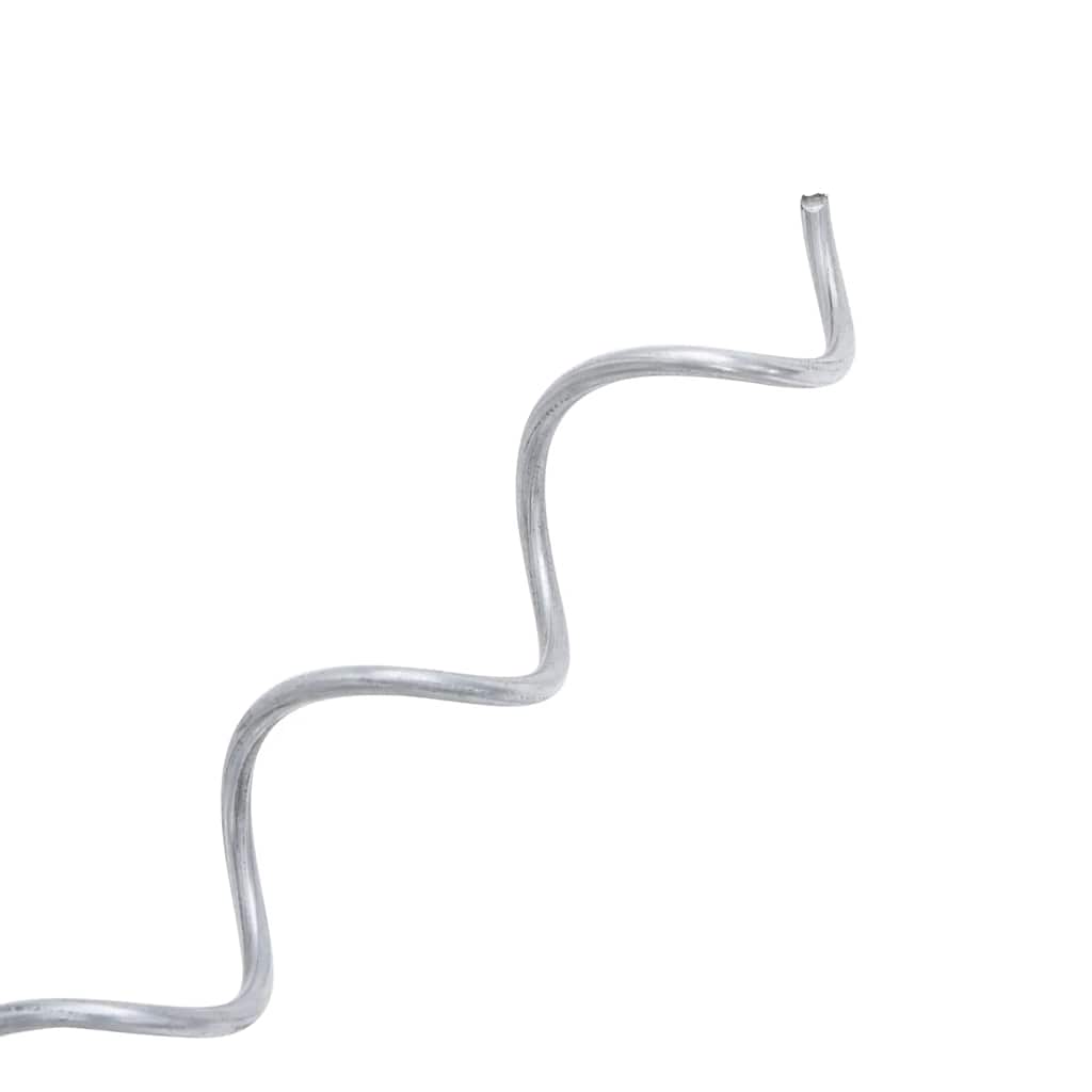 Spirali per Gabbioni 24 pz in Acciaio Zincato 100 cm