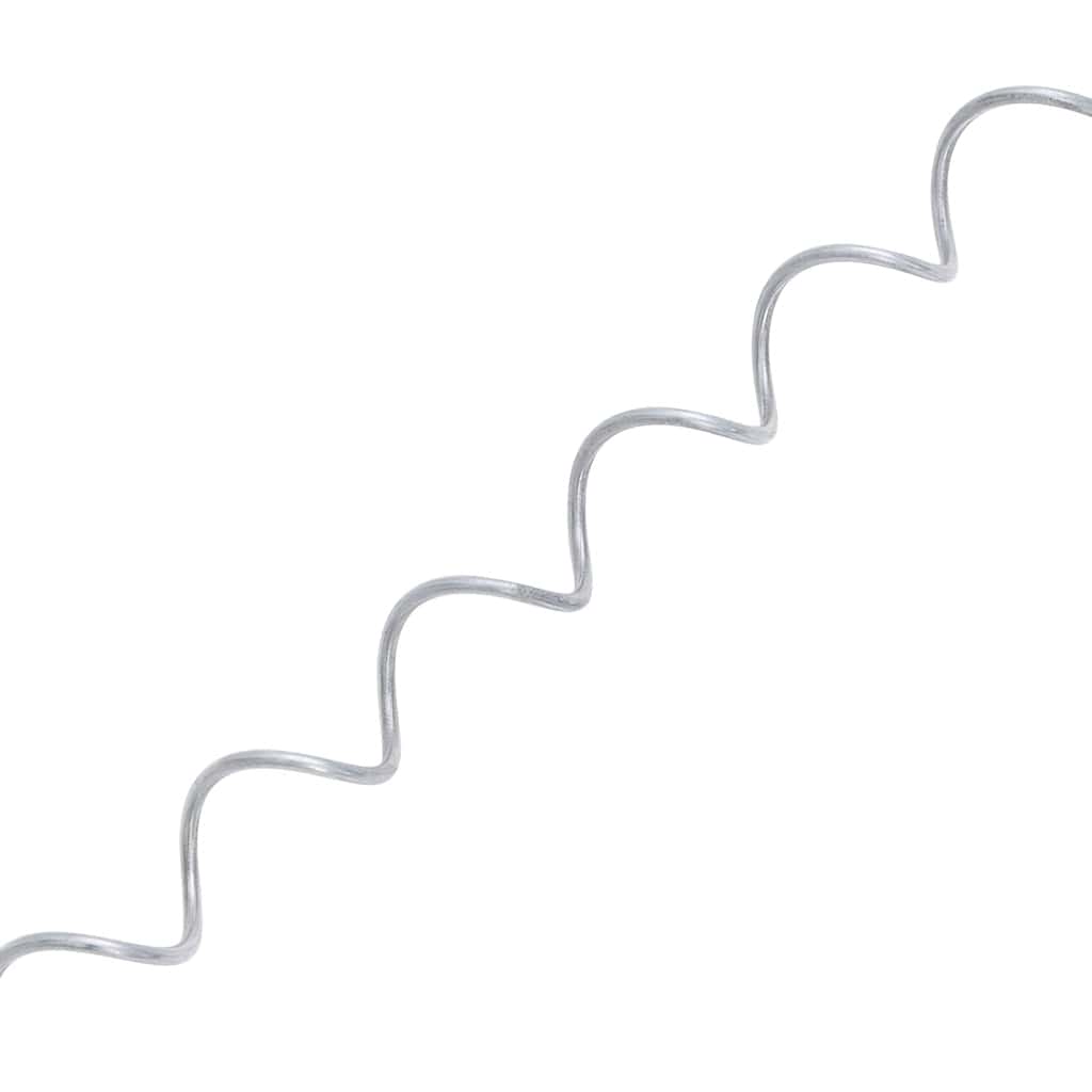Spirali per Gabbioni 24 pz in Acciaio Zincato 100 cm