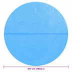 Copertura Solare per Piscina Blu 417 cm in PE