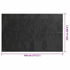 Copertura per Piscina Nera 450x220 cm in Polietilene