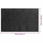 Copertura per Piscina Solare Nera 549x274 cm PE