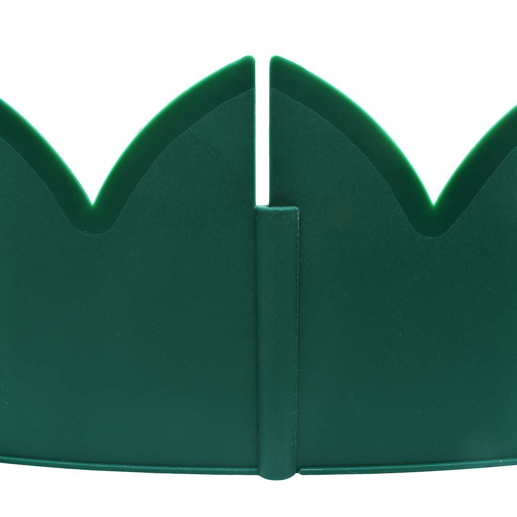 Bordature per Prato 10 pz Verde 65x15 cm PP