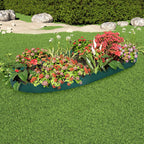 Bordature per Prato 10 pz Verde 65x15 cm PP