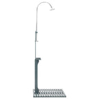 Doccia da Giardino Antracite in Legno Massello - 221 cm