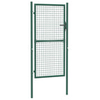 Cancello per Recinzione in Acciaio 100x175 cm Verde