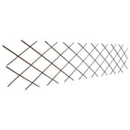 Recinzione a Traliccio in Salice 5 pz 180x60 cm