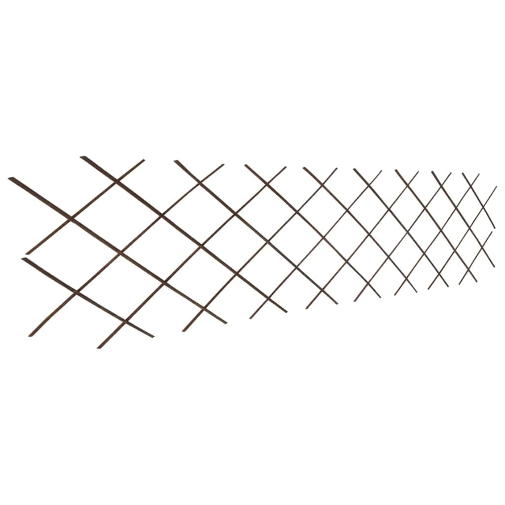 Recinzione a Traliccio in Salice 5 pz 180x60 cm