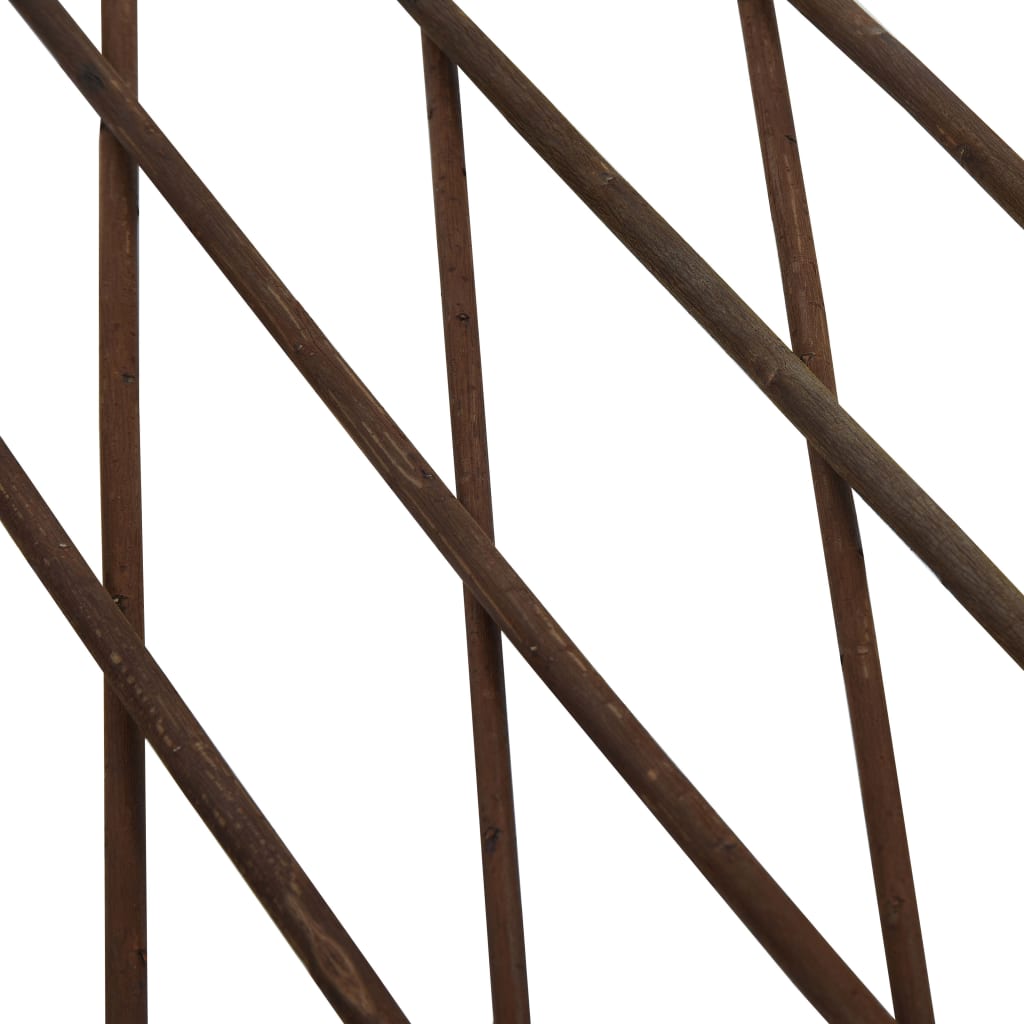 Recinzione a Traliccio in Salice 5 pz 180x60 cm