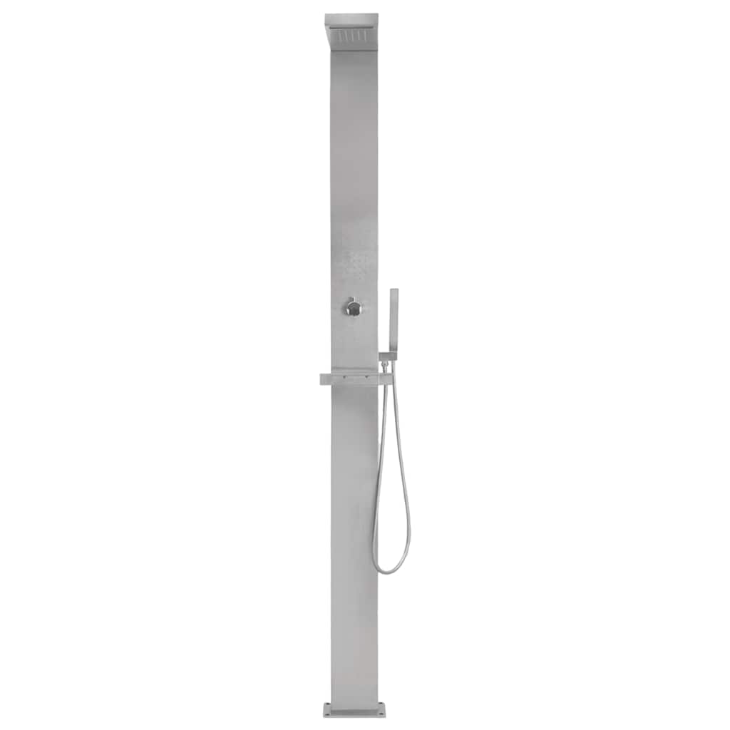 Doccia da Giardino in Acciaio Inox Quadrata vidaXL