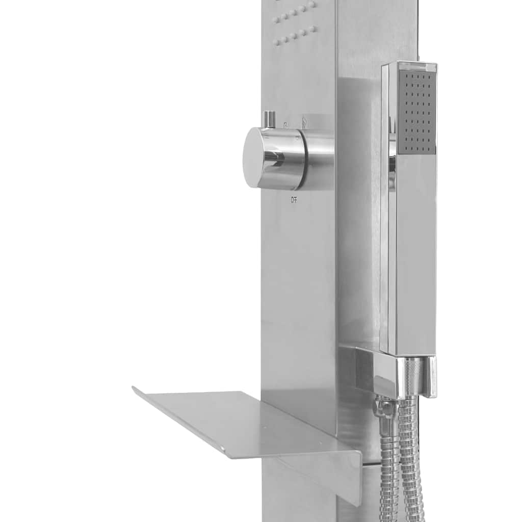 Doccia da Giardino in Acciaio Inox Quadrata vidaXL