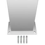 Doccia da Giardino in Acciaio Inox Quadrata vidaXL