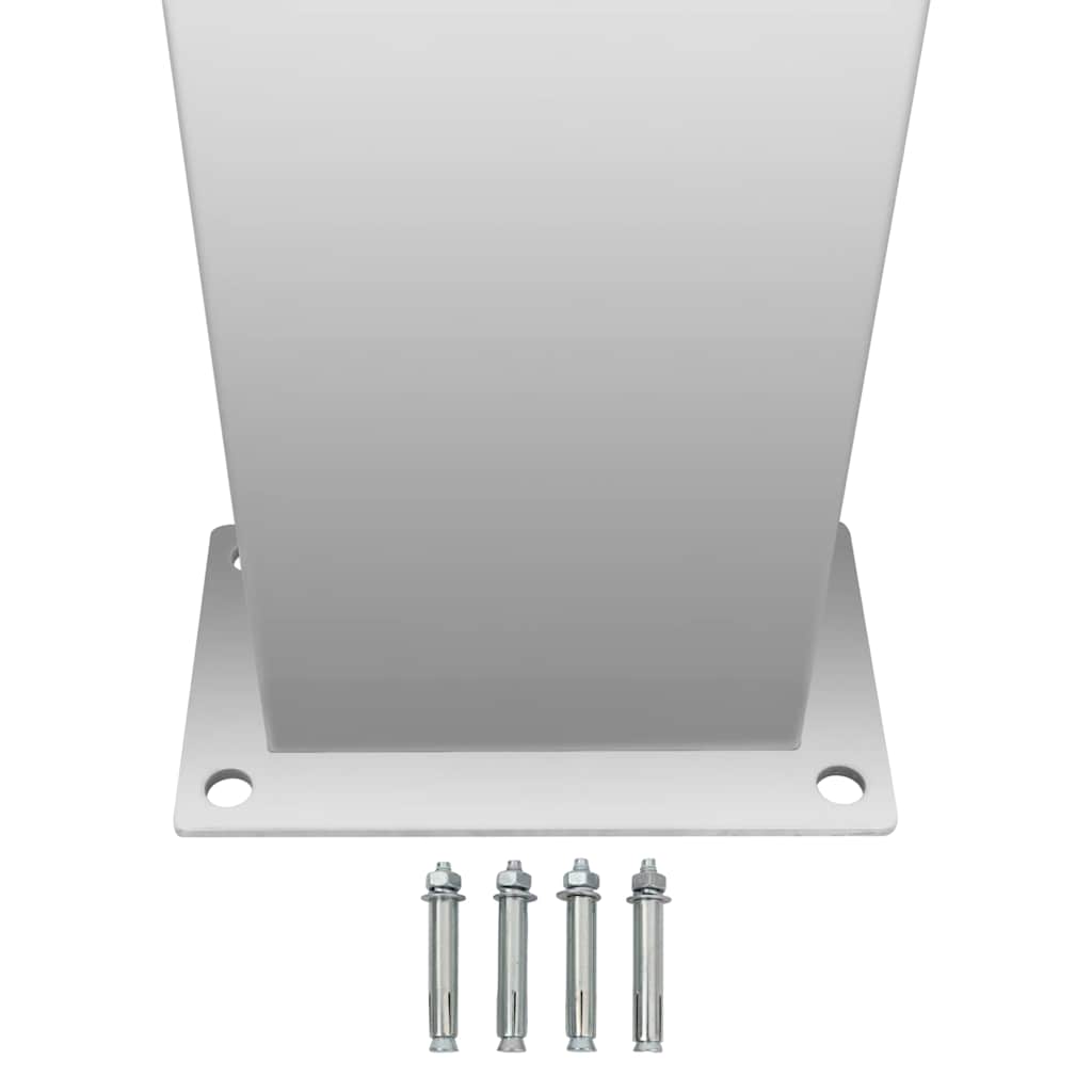 Doccia da Giardino in Acciaio Inox Quadrata vidaXL