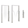 Doccia da Giardino in Acciaio Inox a Doppio Getto - Altura 210 cm