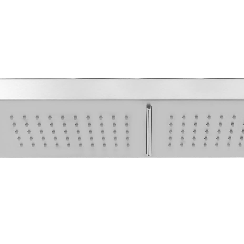 Doccia da Giardino in Acciaio Inox a Doppio Getto - Altura 210 cm