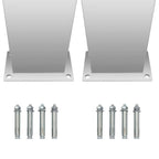 Doccia da Giardino in Acciaio Inox a Doppio Getto - Altura 210 cm