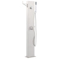 Rubinetteria per Doccia da Giardino 110 cm in Acciaio Inox