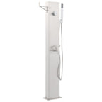 Rubinetteria per Doccia da Giardino 110 cm in Acciaio Inox