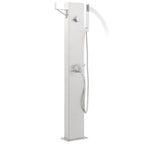 Rubinetteria per Doccia da Giardino 110 cm in Acciaio Inox