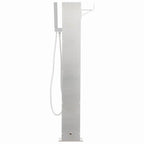 Rubinetteria per Doccia da Giardino 110 cm in Acciaio Inox