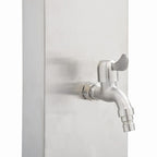 Rubinetteria per Doccia da Giardino 110 cm in Acciaio Inox
