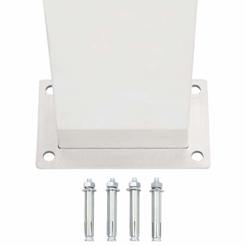 Rubinetteria per Doccia da Giardino 110 cm in Acciaio Inox