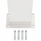 Rubinetteria per Doccia da Giardino 110 cm in Acciaio Inox