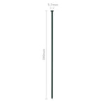 Set Recinzione da Giardino ad Arco 77,3x26 cm Verde