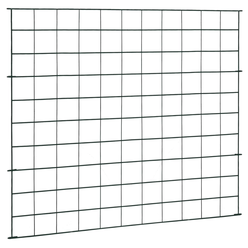 Set Recinzione da Giardino ad Arco 77,5x64 cm Verde