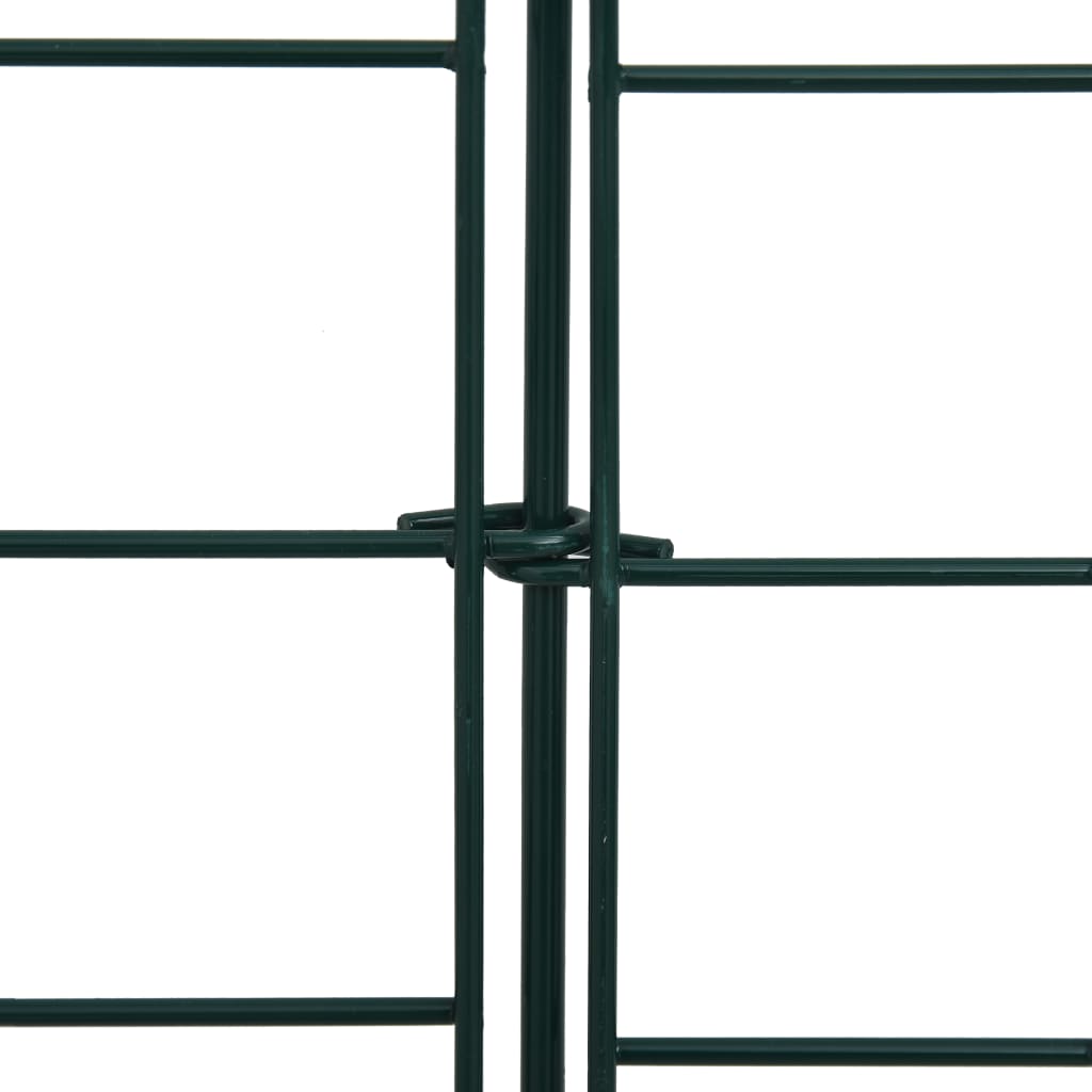 Set Recinzione da Giardino ad Arco 77,5x64 cm Verde