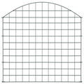 Set Recinzione da Giardino ad Arco 77,5x78,5 cm Verde