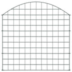 Set Recinzione da Giardino ad Arco 77,5x78,5 cm Verde