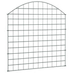 Set Recinzione da Giardino ad Arco 77,5x78,5 cm Verde