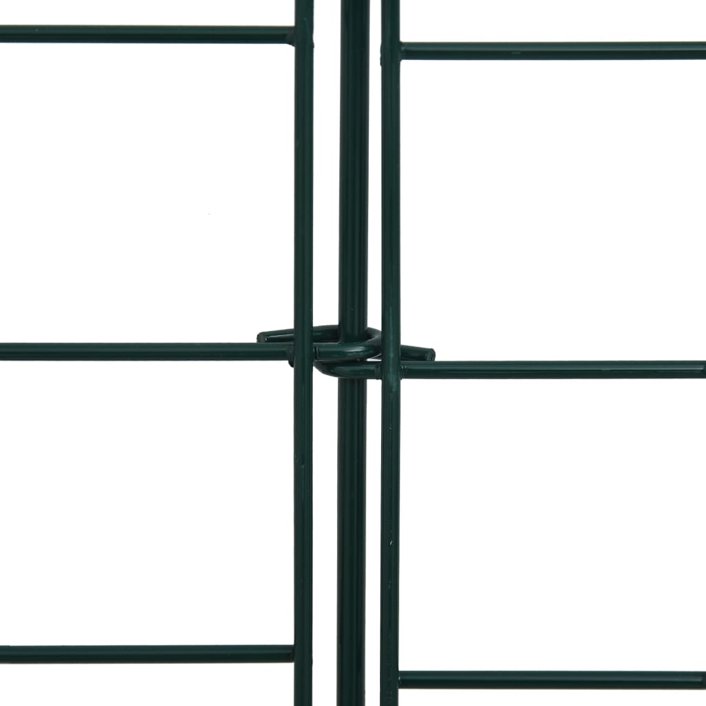 Set Recinzione da Giardino ad Arco 77,5x78,5 cm Verde