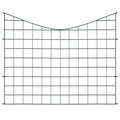 Set Recinzione da Giardino ad Arco Invertito 77,5x64 cm Verde