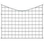 Set Recinzione da Giardino ad Arco Invertito 77,5x64 cm Verde