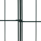 Set Recinzione da Giardino 115x79 cm Verde Filo Acciaio